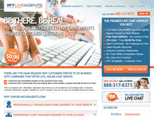 Tablet Screenshot of myliveagents.com